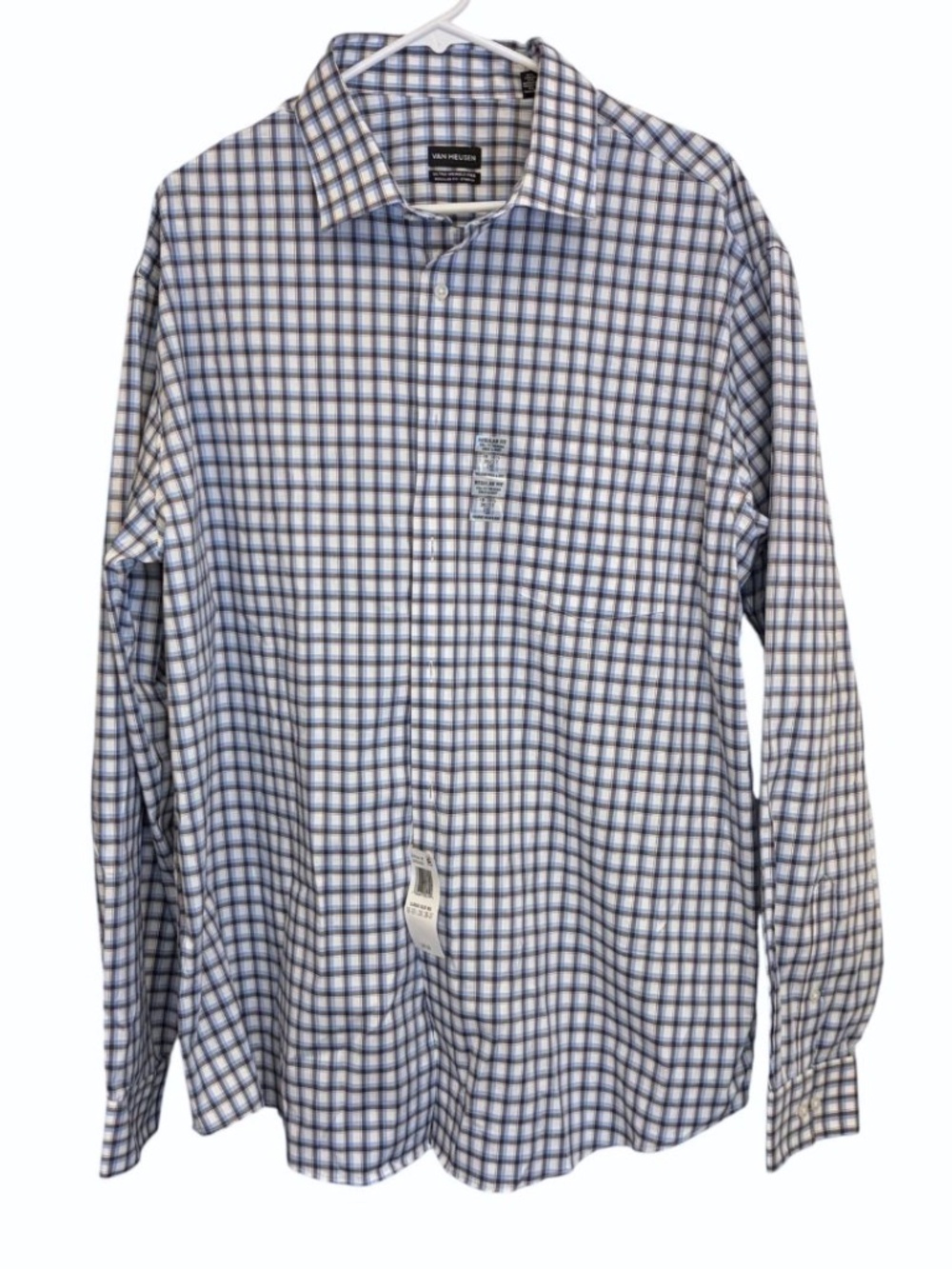 NWT Van Heusen Ultra Wrinkle Free Button Down